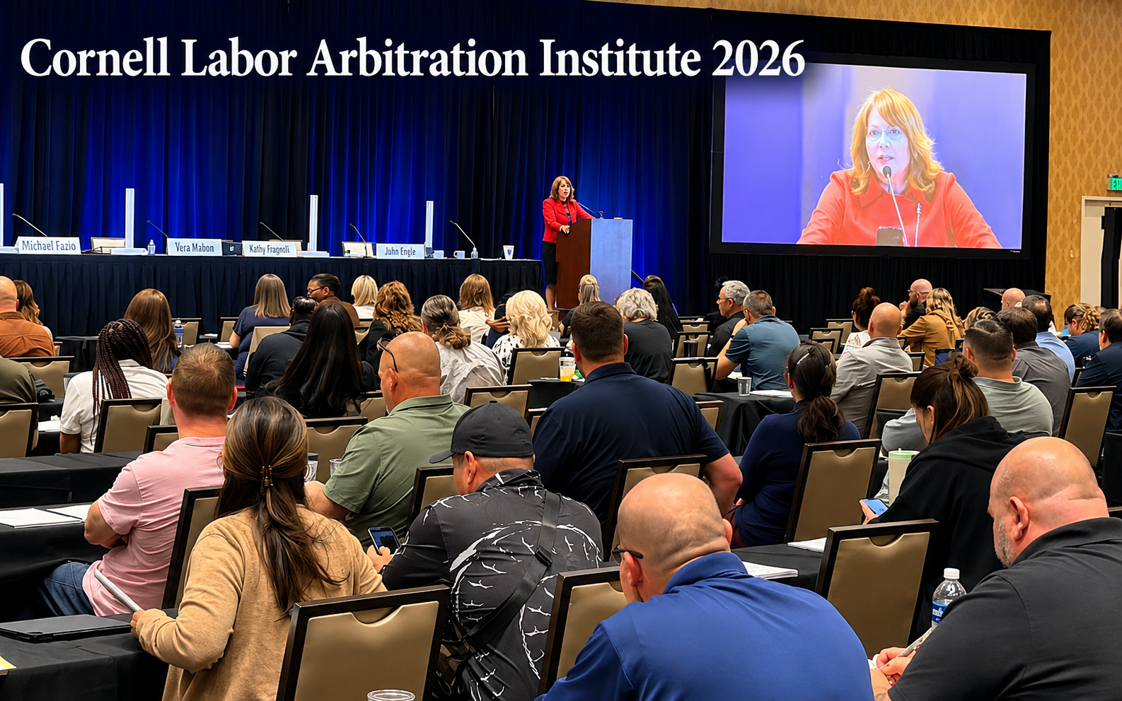 Kathy Cornell presenting at the Labor Arbitration Seminar